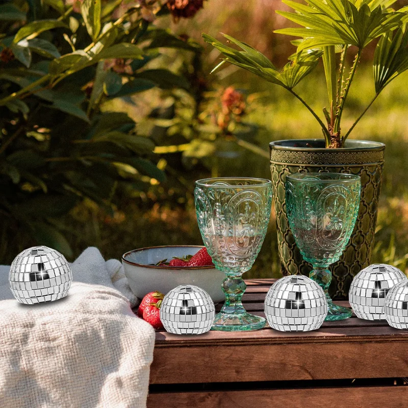 Disco Ball Place Card Holder Table Number Photo Holder Stand Swirl Wire Place Name Card Clips for Christmas Wedding Party