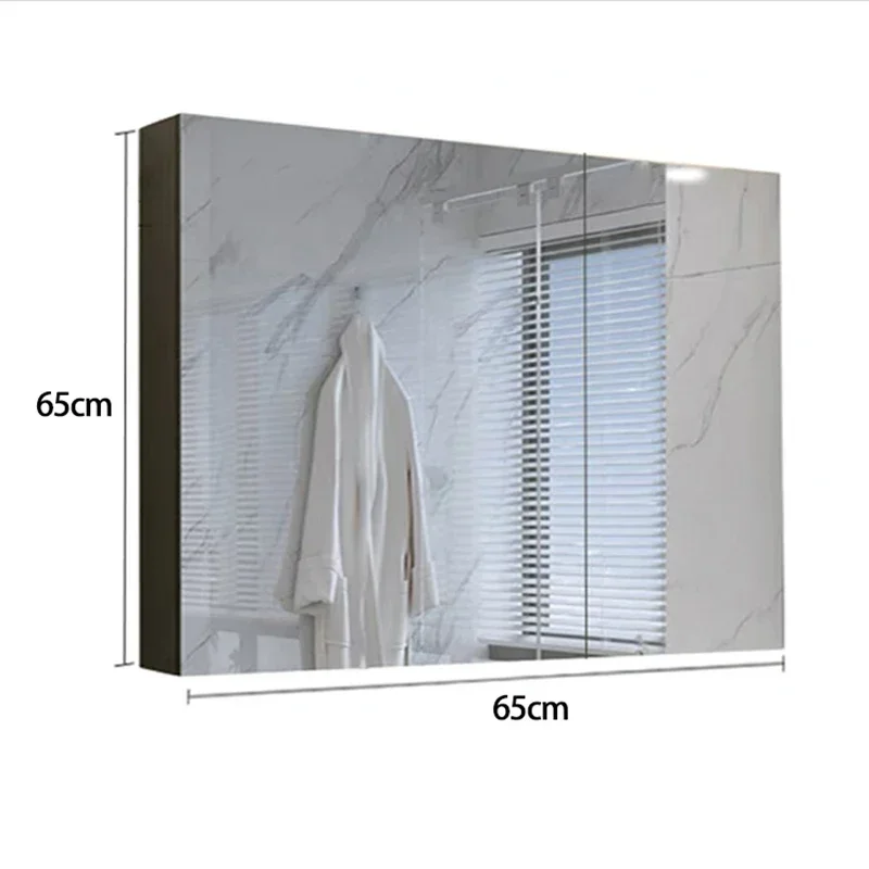 Nordic Smart Bathroom Cabinets Modern Simple Vanity Bathroom Mirror Cabinet Storage Shelves Home Furniture Muebles Ba&ntilde;o FYBC