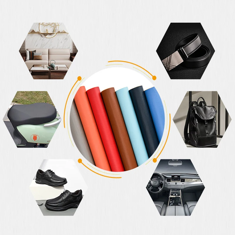 Self Adhesive Leather for Sofa Repair Patch Furniture Table Chair Sticker Seat Bag Shoe Bed Fix Mend PU Artificial Leather Skin