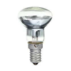 Enhanced Replacement Incandescent Lava Lamp Spotlight Bulb - Clear Reflector, E14 R39 30W Screw-In (1)