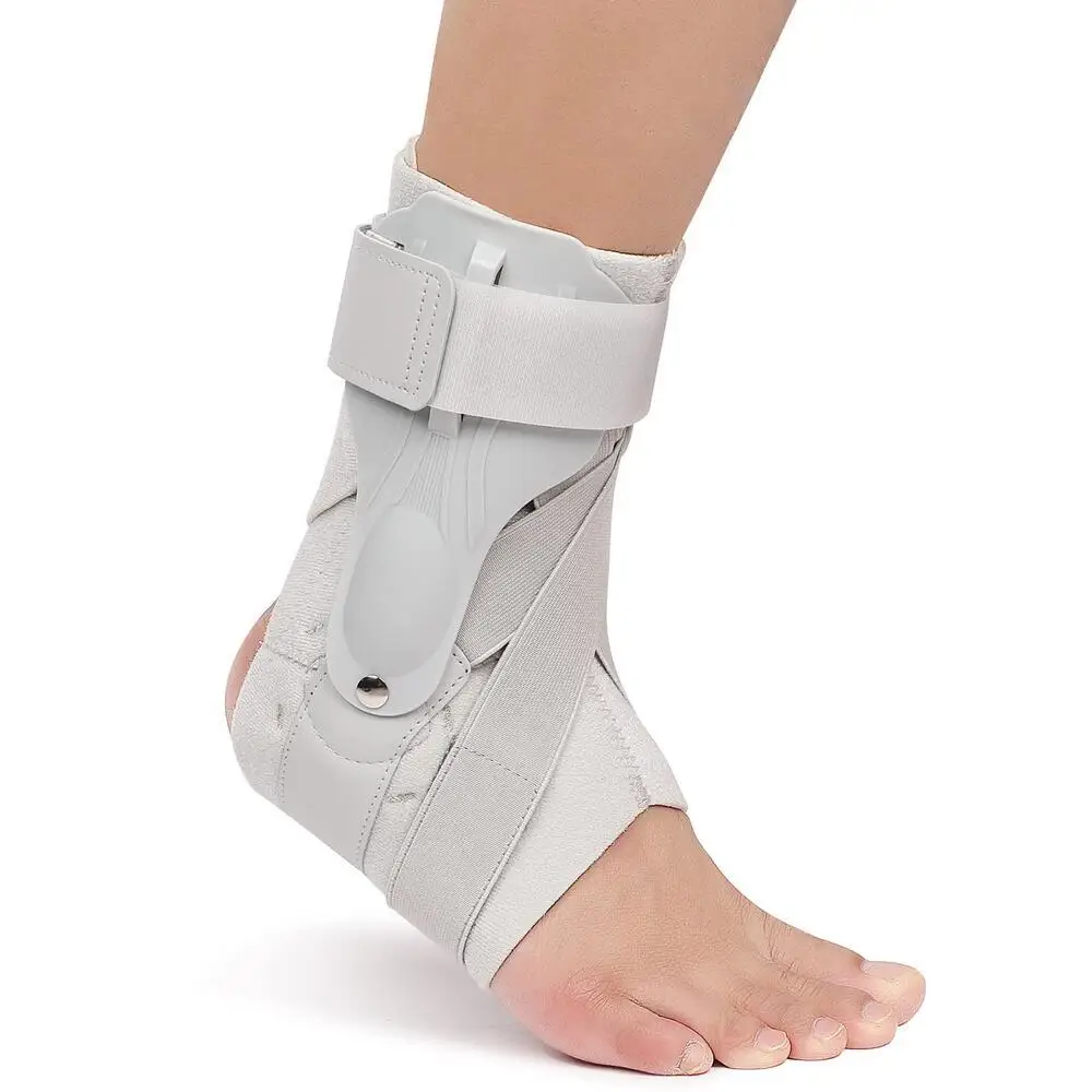 

1PCS Ankle Support Brace with Side Stabilizers and Adjustable Fixing Belt Ankle Sprain Protection for Injury Recovery Arthritis