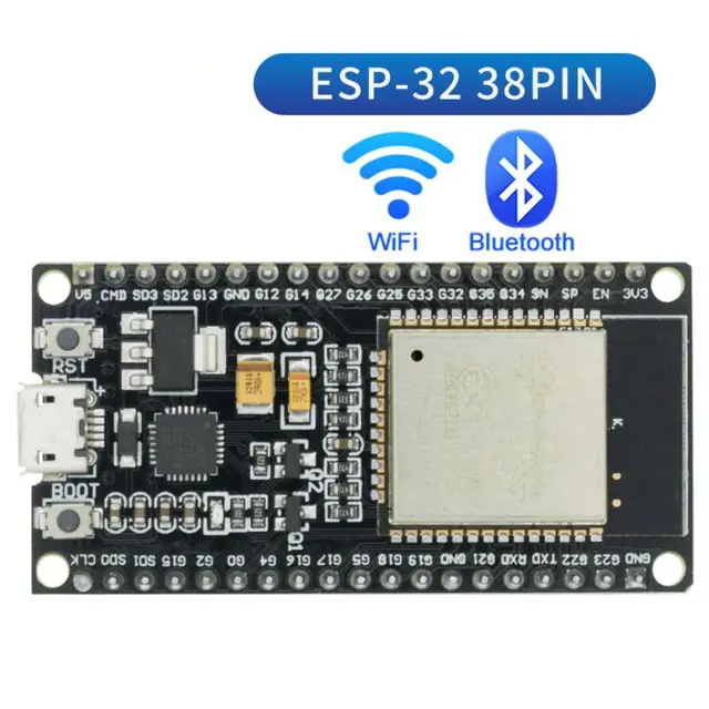 ESP-WROOM-32 ESP32 ESP-32S Development Board 2.4GHz WiFi + Bluetooth Microcontroller Processor Integrated CP2012 Chip