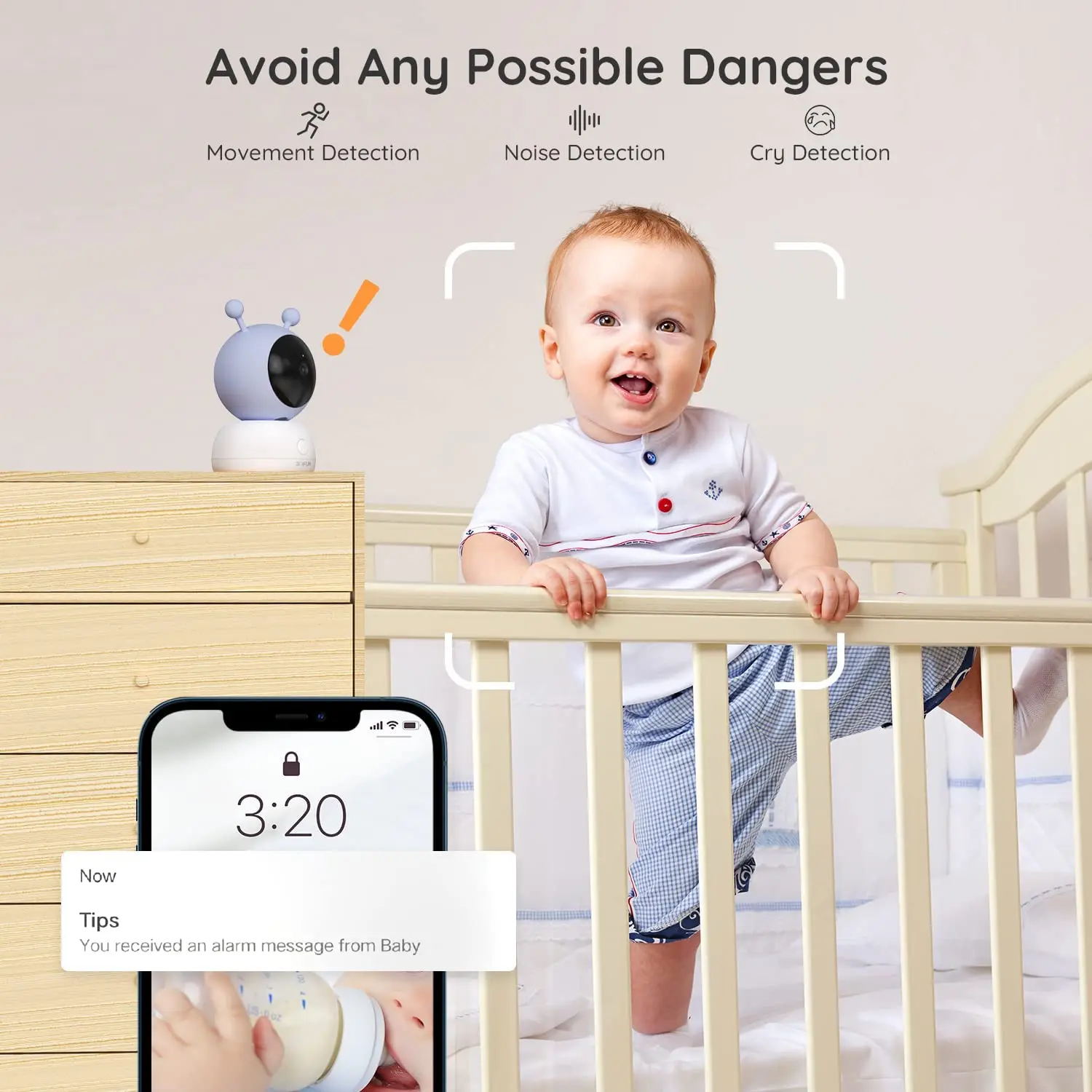 Video Baby Monitor with Camera, 5'' 1080P HD Screen, 3000mAh Rechargeable  Battery, Motion Detection, Remote Pan-Tilt-Zoom, Wifi - AliExpress