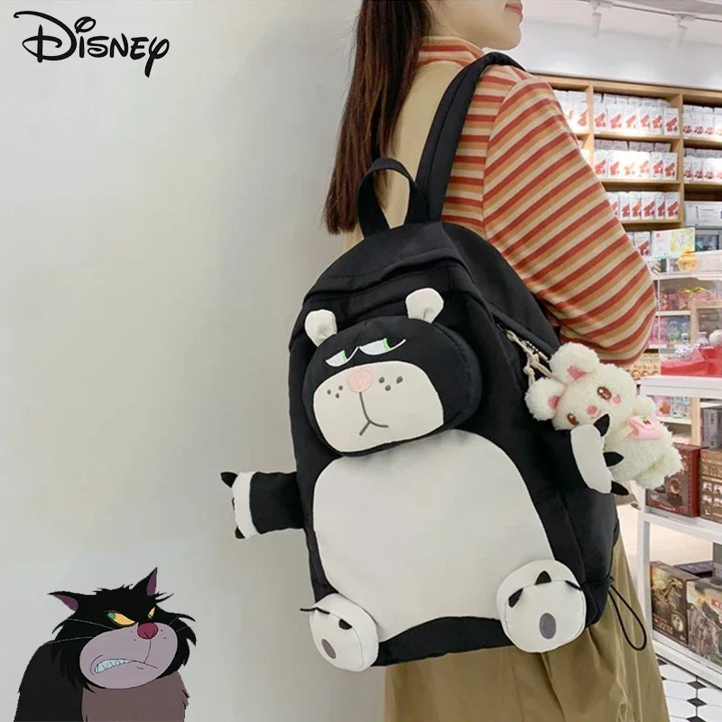 Disney Cenerentola Lucifer Cat Zaini Cosplay Cute Large Capacity Student School Bags Lucifer Pet Cats Dolls Kawaii Bags Gifts