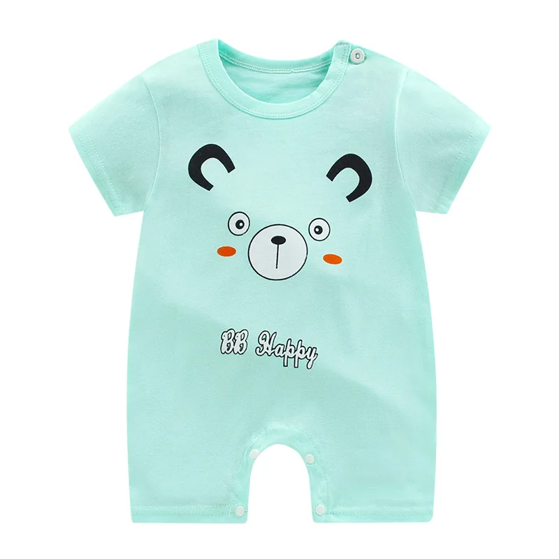 Baby Girl Newborn Summer Rompers Clothes Cotton Infant Body Short Sleeve Baby Jumpsuit Cartoon Cute Boy Girl Clothes Baby Bodysuits for girl 