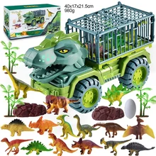

Dinosaur Children's Toy Car Set Boy Inertia Simulation Tyrannosaurus Rex Excavation Transporter