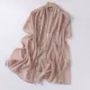Glitter Shimmer Muslim Hijabs Fashion Solid Bubble Chiffon Scarf High Quality Shawl Scarves Silver Woman Headscarf Turbante