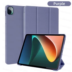 Premium Magnetic Charging Tablet Case with Auto Wake Feature - 12.4 for Mi Pad 7 Pro 11.2in (Purple)