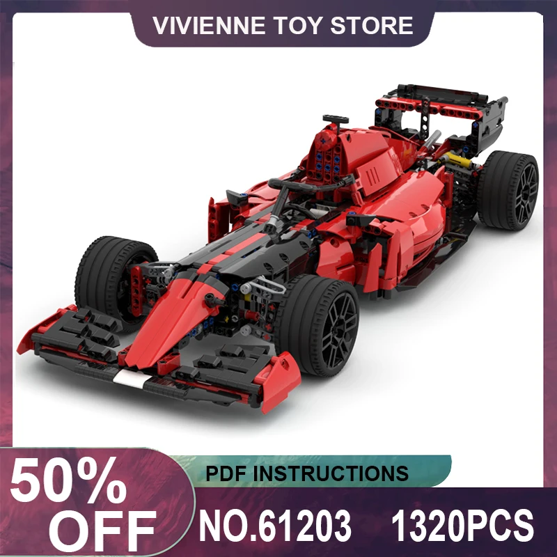 

Конструктор MOC 61203 скоростной серии чемпионов, модель F1 42125 B, суперкар, головоломка-конструктор, развивающая игрушка, подарок для детей на день рождения