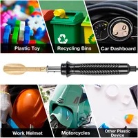 110/220V Car Bumper Repair Soldering Iron Kit Thermal Stapler Leather Ironing Tool Smoothing Tool With Glue Stick Plastic Repair - Image 6