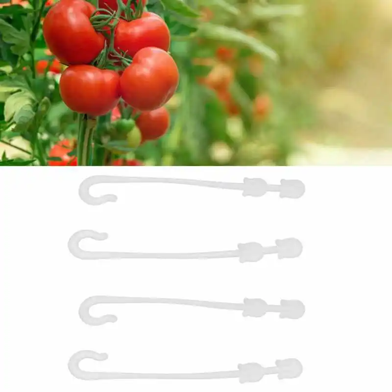 

150pcs Plant Tomato Support Hooks Garden Vegetable Truss Hooks Clips Trellis Fixed Buckle Hook for Agriculture Greenhouse