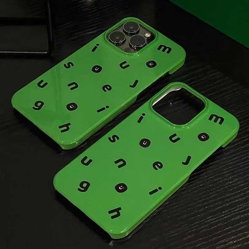 IPhone携帯電話カバー,黒,緑,15, 14, 13 pro max plus,12 mini