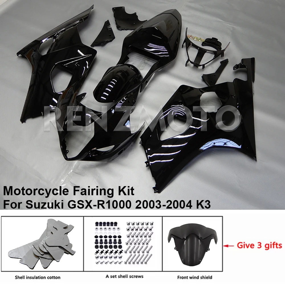 

For Suzuki GSX-R1000 2003-2004 K3 Fairing Motorcycle Set Body Kit Decoration Plastic Guard Plate Accessories Shell S1003-114a