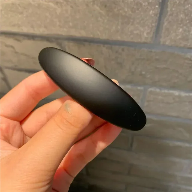 Matte Korean Geometric Hair Clips Elegant Women Semicircle Barrettes Hairpins Ponytail Holder Hairgrips Fashion Hair Accessories