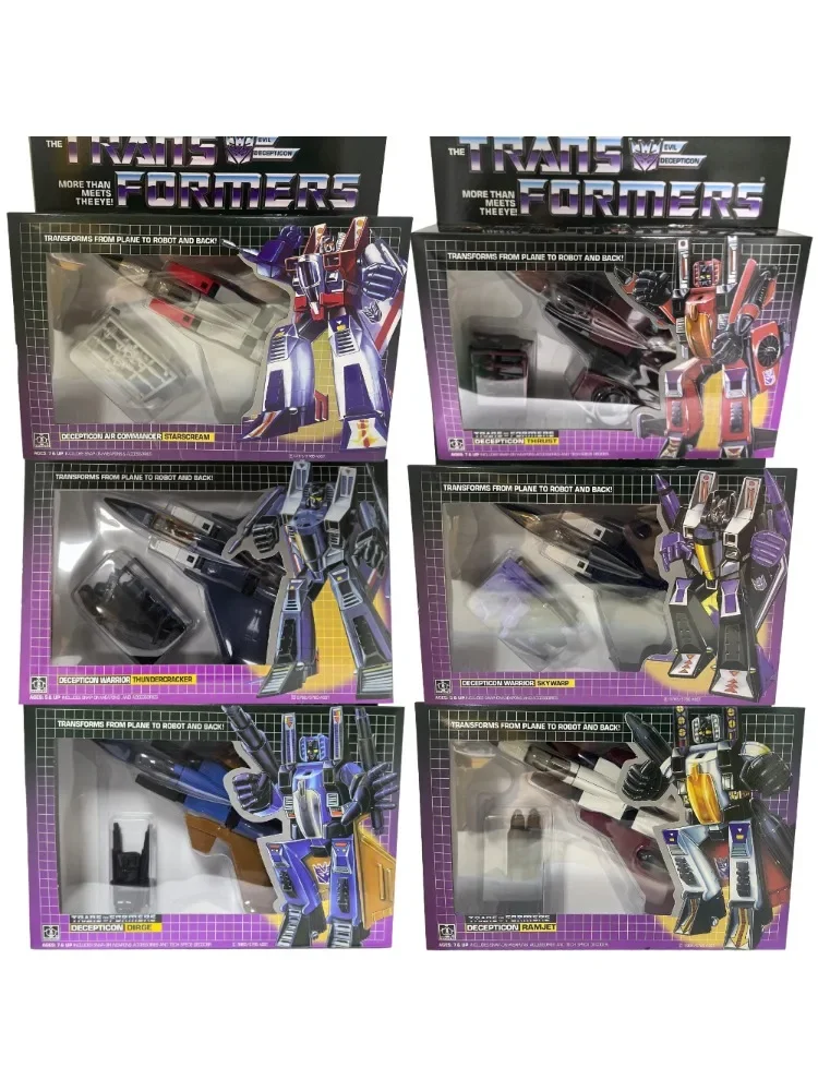 변신 G1 KO Diger Ramjet 스카이워프 썬더크래커 스타스크림 추력 액션 피규어, 장난감 선물 컬렉션, 재발행