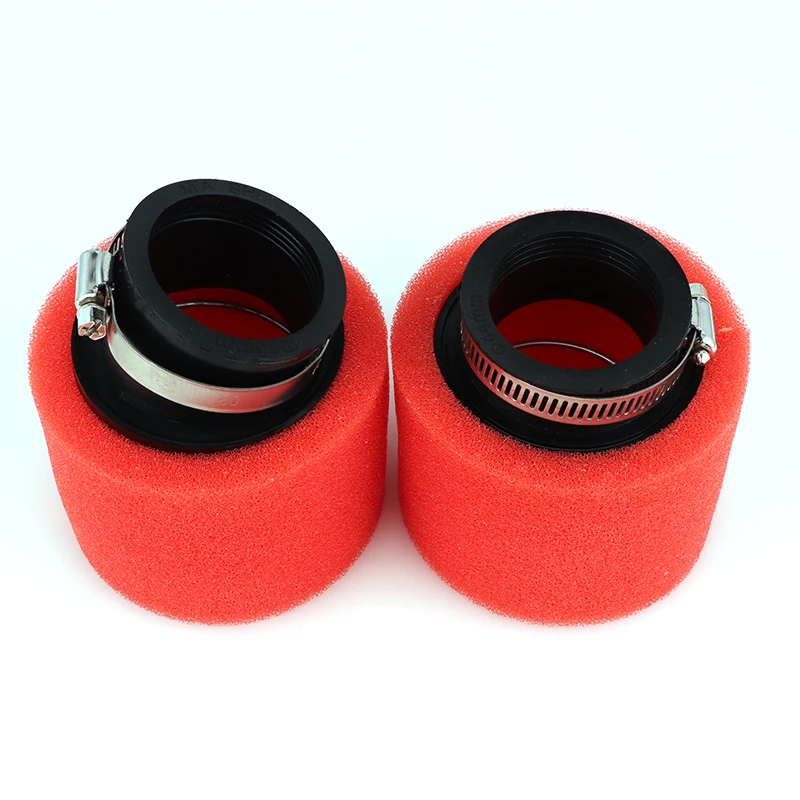 Motorcycle dirt pit parts 35mm 38mm 42mm 45mm 48mm 50mm sponge foam Air Filter Racing ATV Scooter FMX PIt Bike Dhz Pit pro air filter motorcycle air filter air filter cleaner motocross air filter