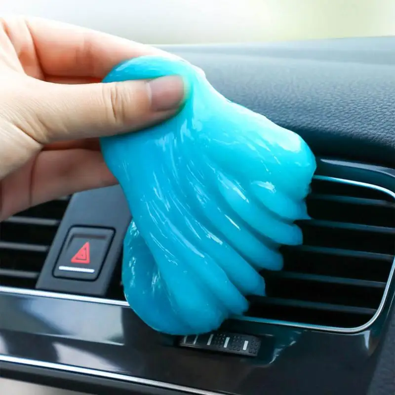 

Car Cleaning Gel Multi Function Auto Vent Cleaner Aloe Ve-ra Gel Car Detailing Slime Reusable Dust Cleaning Mud For Keyboard Pc