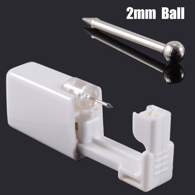 Unit Disposable Safe Sterile Piercing Unit For Gem Nose Studs Piercing Gun Piercer Tool Machine Kit Earring Stud Body Jewelry