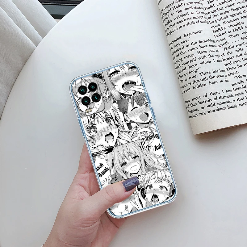 Kawaii Girl Transparent Phone Case - Japan-Inspired Design