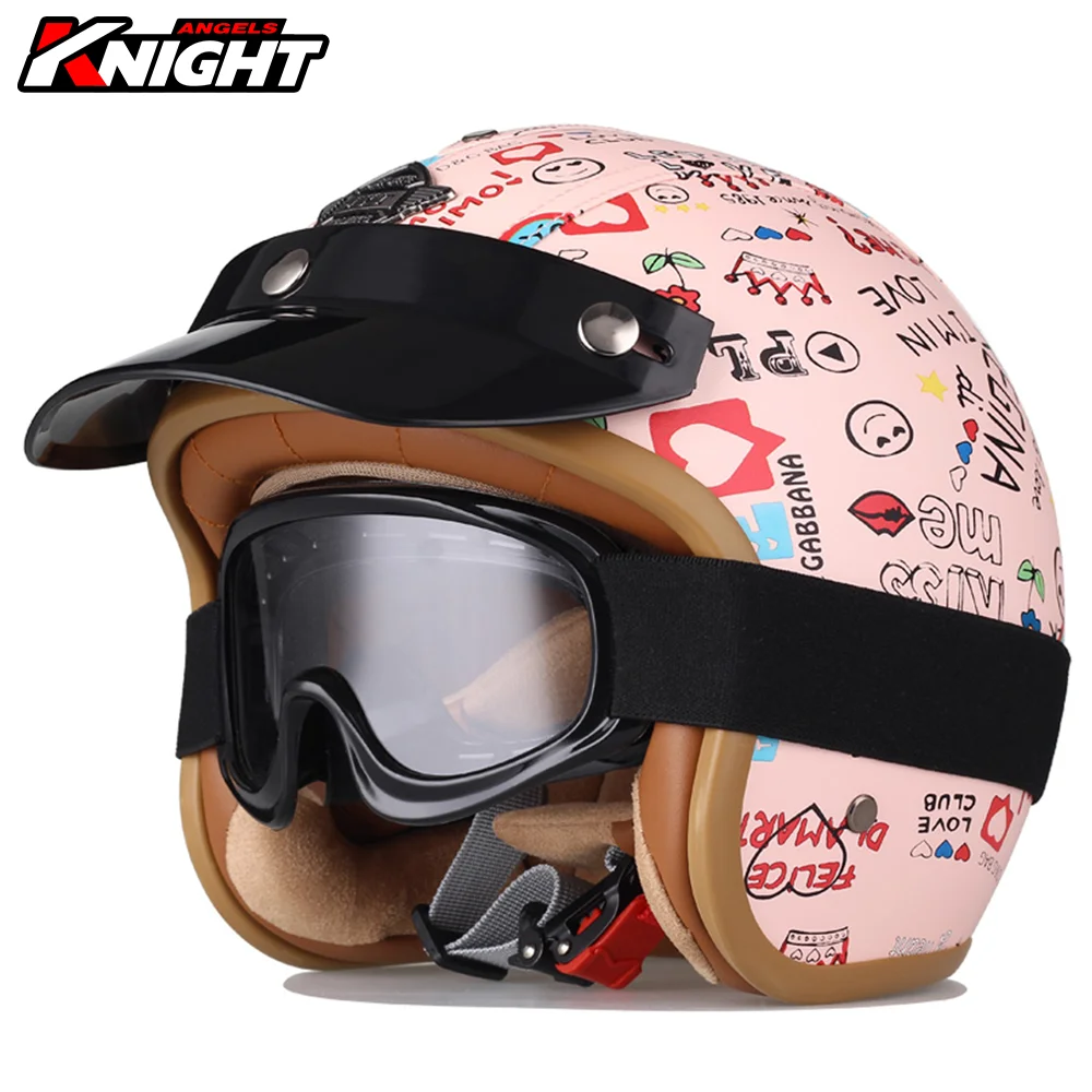 

Детский мотоциклетный шлем Casco Moto, детский шлем с открытым лицом, супер светильник всесезонный защитный шлем для мальчиков и девочек