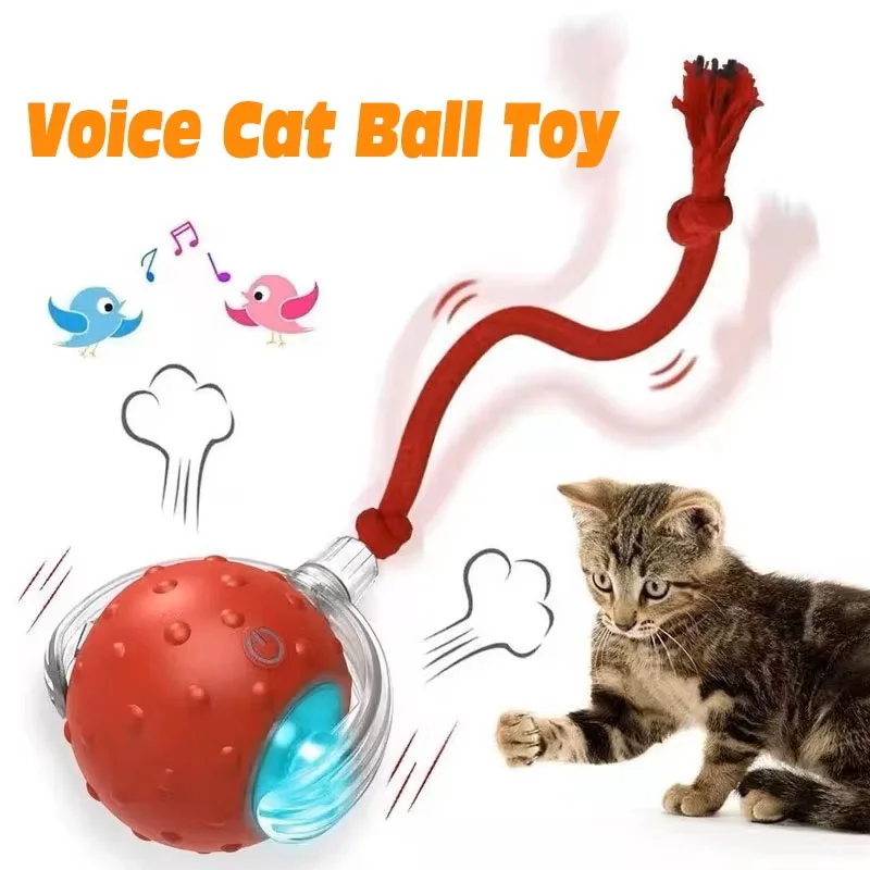 Nuovo giocattolo interattivo per gatti, palla per gatti con rotolamento automatico ricaricabile, giocattolo interattivo per gattini intelligenti, giocattolo con palline intelligenti per gatti - immagine 2