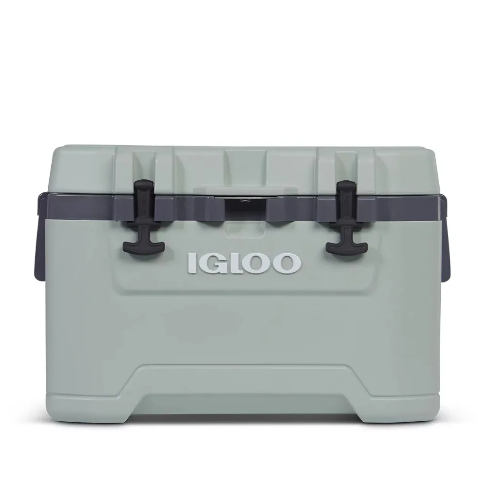 

50 QT Ice Chest Cooler Tool Box Green Fishing Articles Tool Bag Wheeled Multifunctional Storage Box Tackle Accessories Organizer