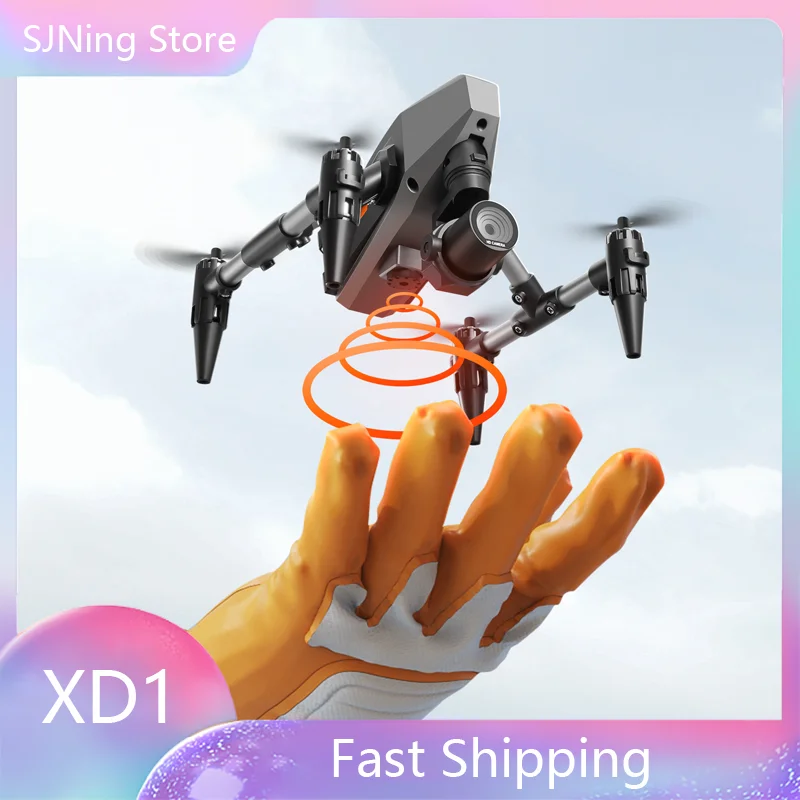 미니 RC 합금 드론 카메라 포함, HD 와이파이 Fpv 전문 사진 쿼드콥터, 광학 흐름 드론, XD1 장난감, 소년 선물, 신제품 