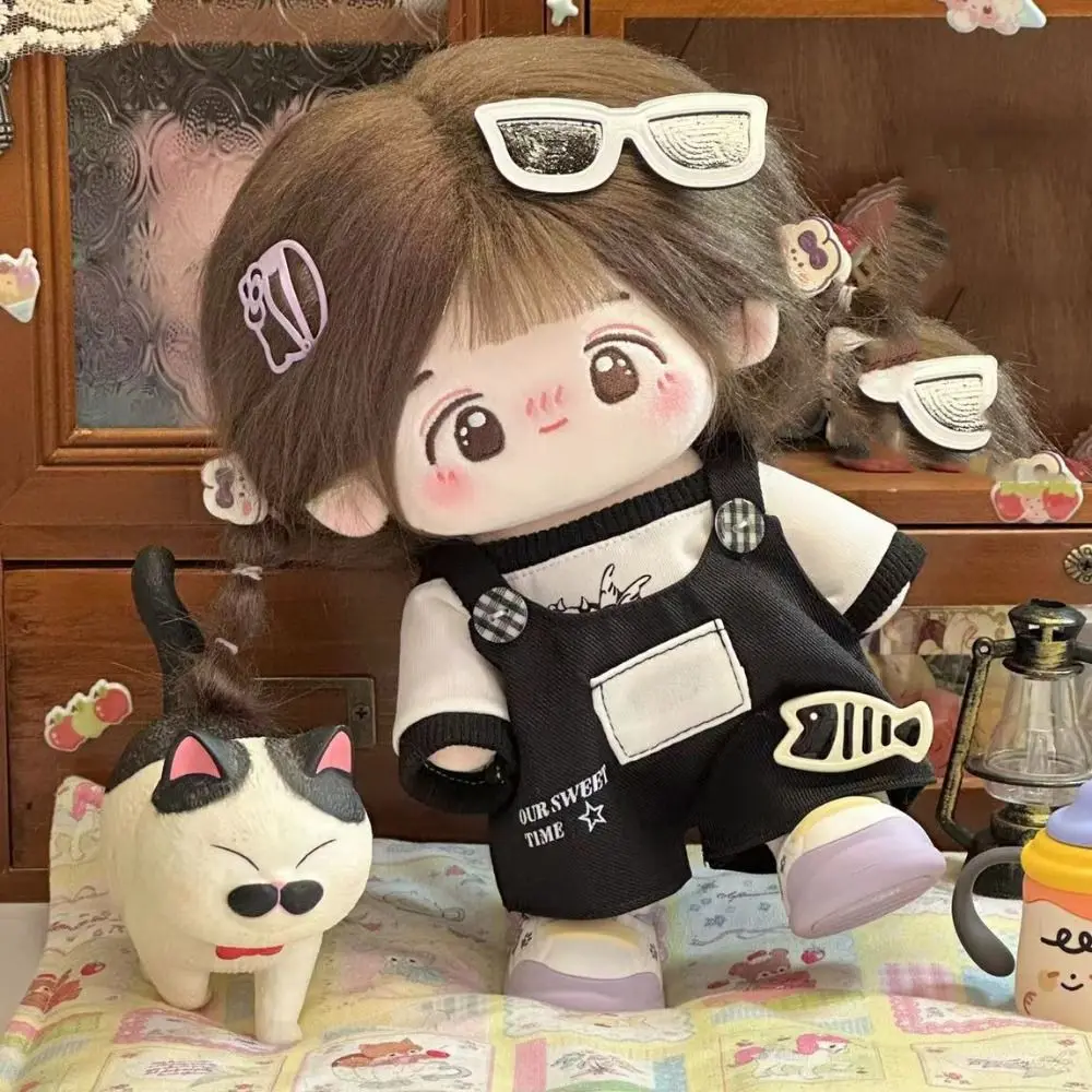 Clothes Dress Up 20cm Cotton 's Clothes Suit Multicolor Overall Set Lovely Fashion Star Clothes Children Gift