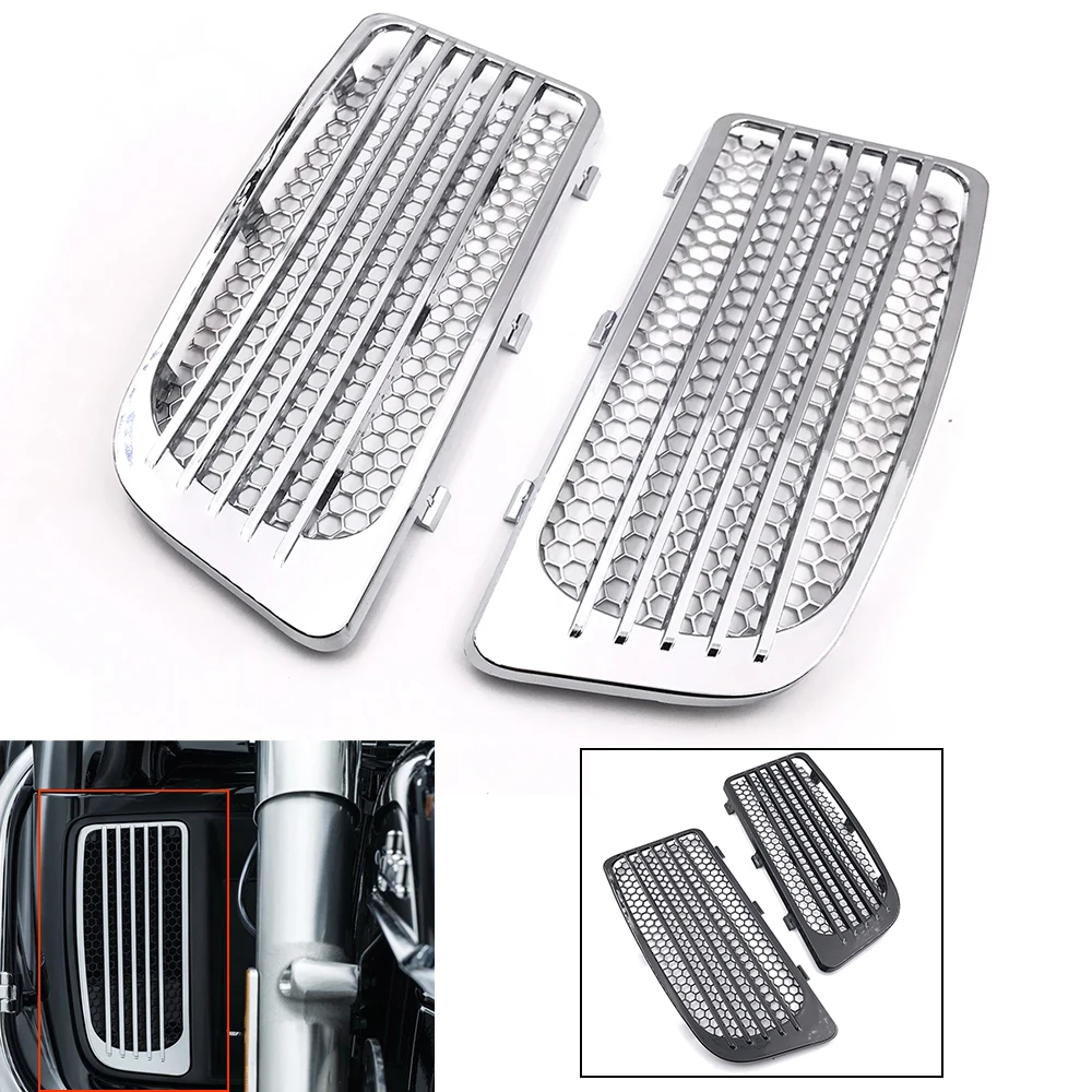 Radiator Grills&Screens For Harley-Davidson Touring Street Glide Road King 2014-2021 2020 2019 Twin Cooled Models