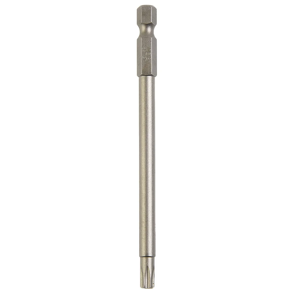 Sechskantschaft, Magnetkopf-Torx-Schraubendreher, Bit aus legiertem Stahl, 100 mm, T7/8/9/10/15/20/25/27/30/40, manipulationssicherer Stern für Sicherheit – Detail 19