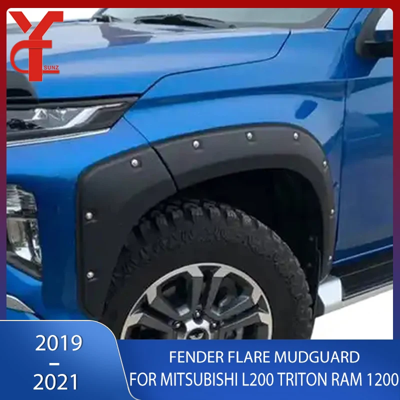 

Брызговики на колесные арки 2019 для Mitsubishi L200, 2019, 2020, 2021, Triton Ram, 1200, Strada Strakar, bvararian, два танка