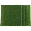 4Pcs Artificial Grass 15x15cm PVC Green Lifelike Moss for Mini HouseDecoration Easy Maintain Gardening Carpet 6
