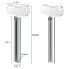1-6 Pcs Stainless Steel Toothpaste Tube Squeezers Metal Key Toothpaste Squeezers for Bathroom Hair Dye Cosmetic Tubes Squeezer 6