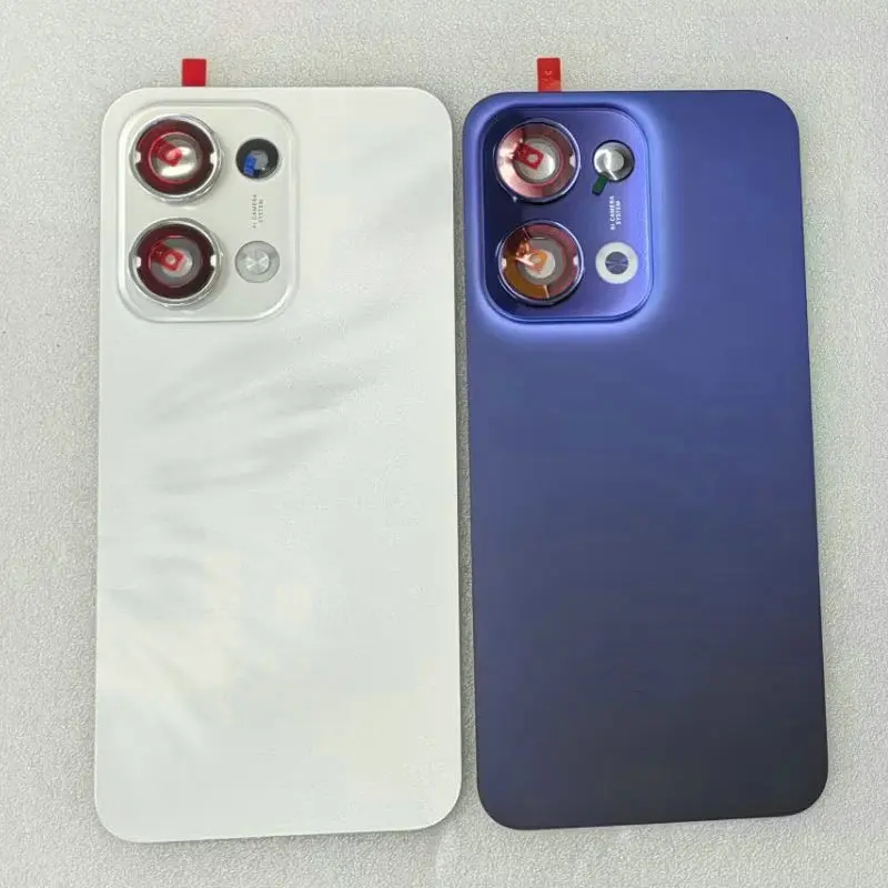 OPPO Reno13 5G 유리 뒷면 커버 배터리 케이스(카메라 렌즈 교체 부품 포함)용 후면 하우징