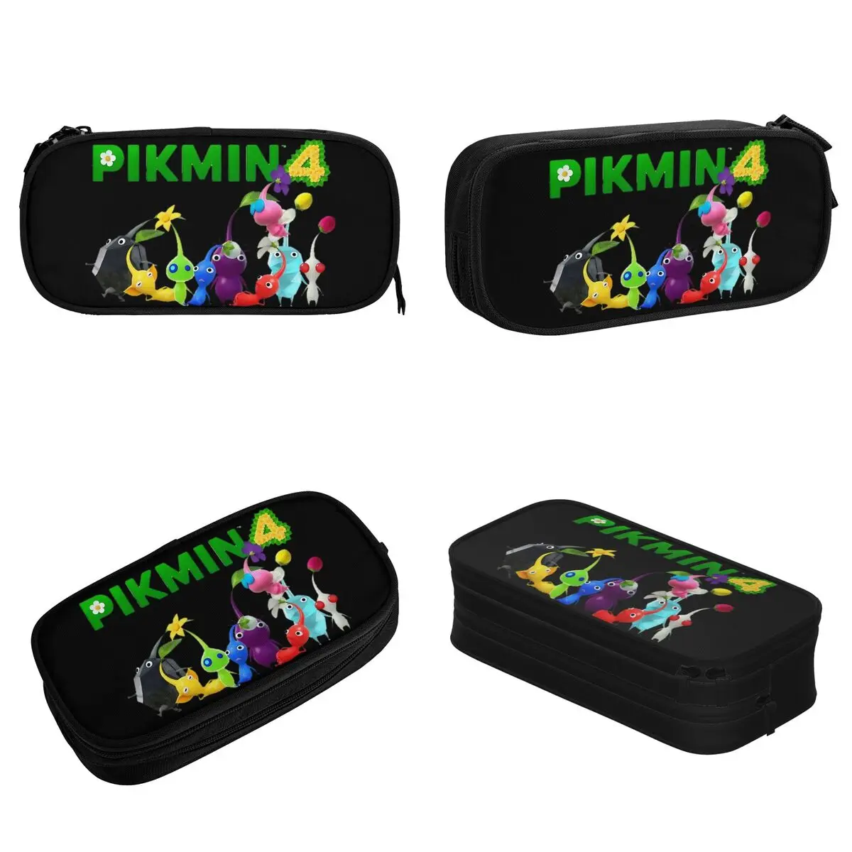 Pikmin 4 Pencil Case Kawaii Pikmin Pen Bag Girl Boy Large Storage Office Gift Pencilcases, pencil cases, stationery box