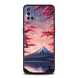 Cherry Blossom Mount Fuji Phone Case Cover - OnePlus 8 5G (A1)