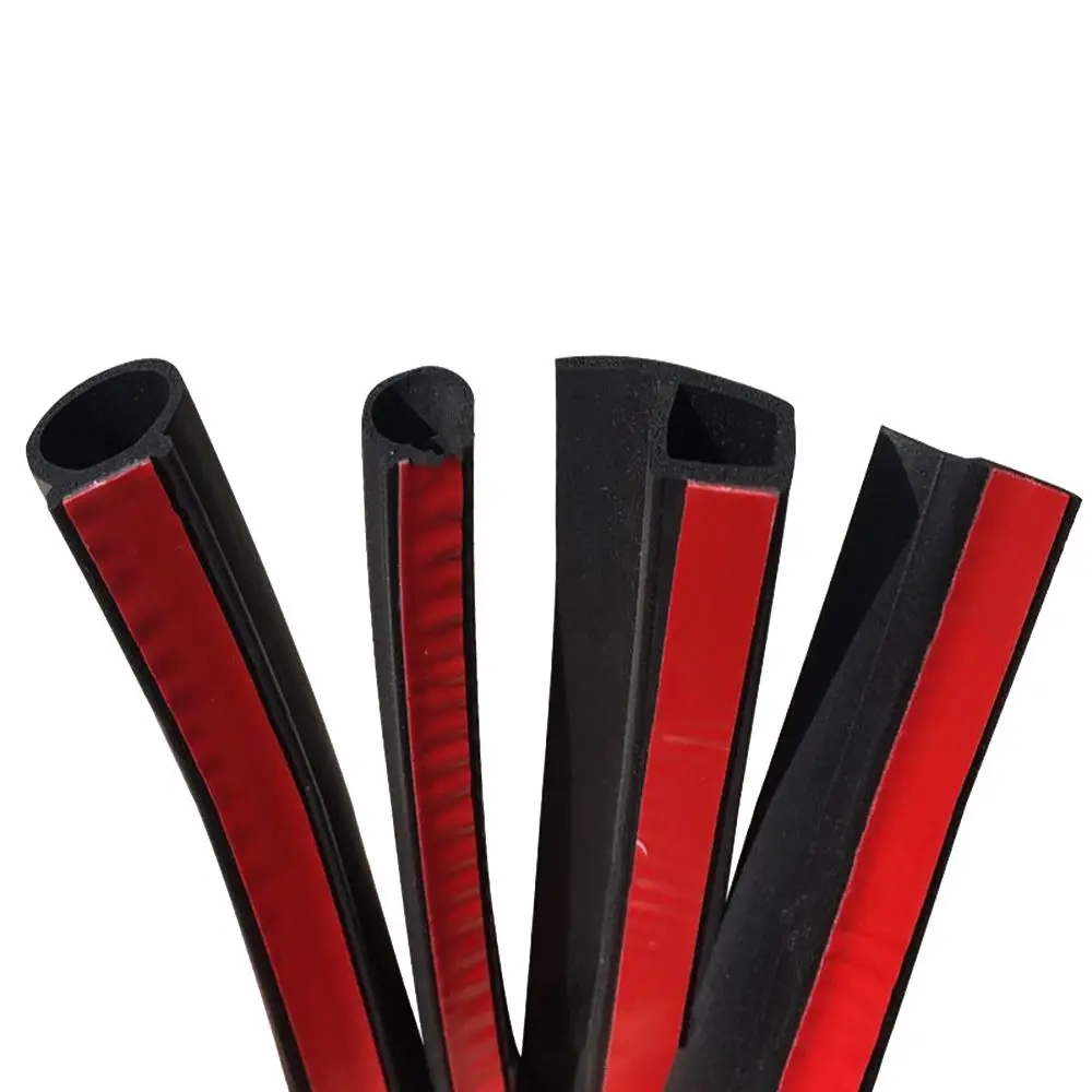 Autodeur Afdichtstrip, 8M Grote D-vorm Auto Motor Deurrand Rubberen Afdichting Trim Holle Strip Tochtstrip Waterdichte Groef D-type Grote 8m Lange Autodeur Afdichtstrip
