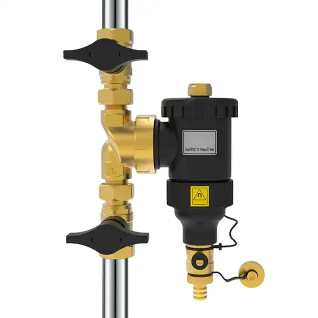 ตัวกรองแม่เหล็กสำหรับหม้อไอน้ำ Dn20 Dn32 แบบเกลียว แยกกากตะกอนและสนิม สำหรับระบบทำความร้อนส่วนกลาง Hvac กำจัดตะกรันและสนิม 1