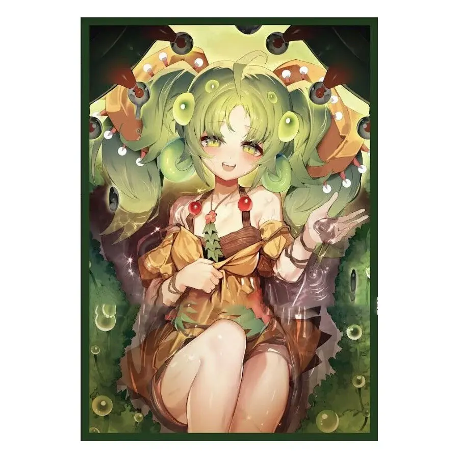 

63x90mm60PCS Holographic Sleeves YUGIOH Card Sleeves Illustration Anime Protector Card Cover for Board Games Trading Cards