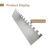 Long Trowel 40cm Stainless Steel Blade Wood Handle Good Elasticity Left Square Tooth Multi-Purpose Masonry Trowel For Wall Tile 4