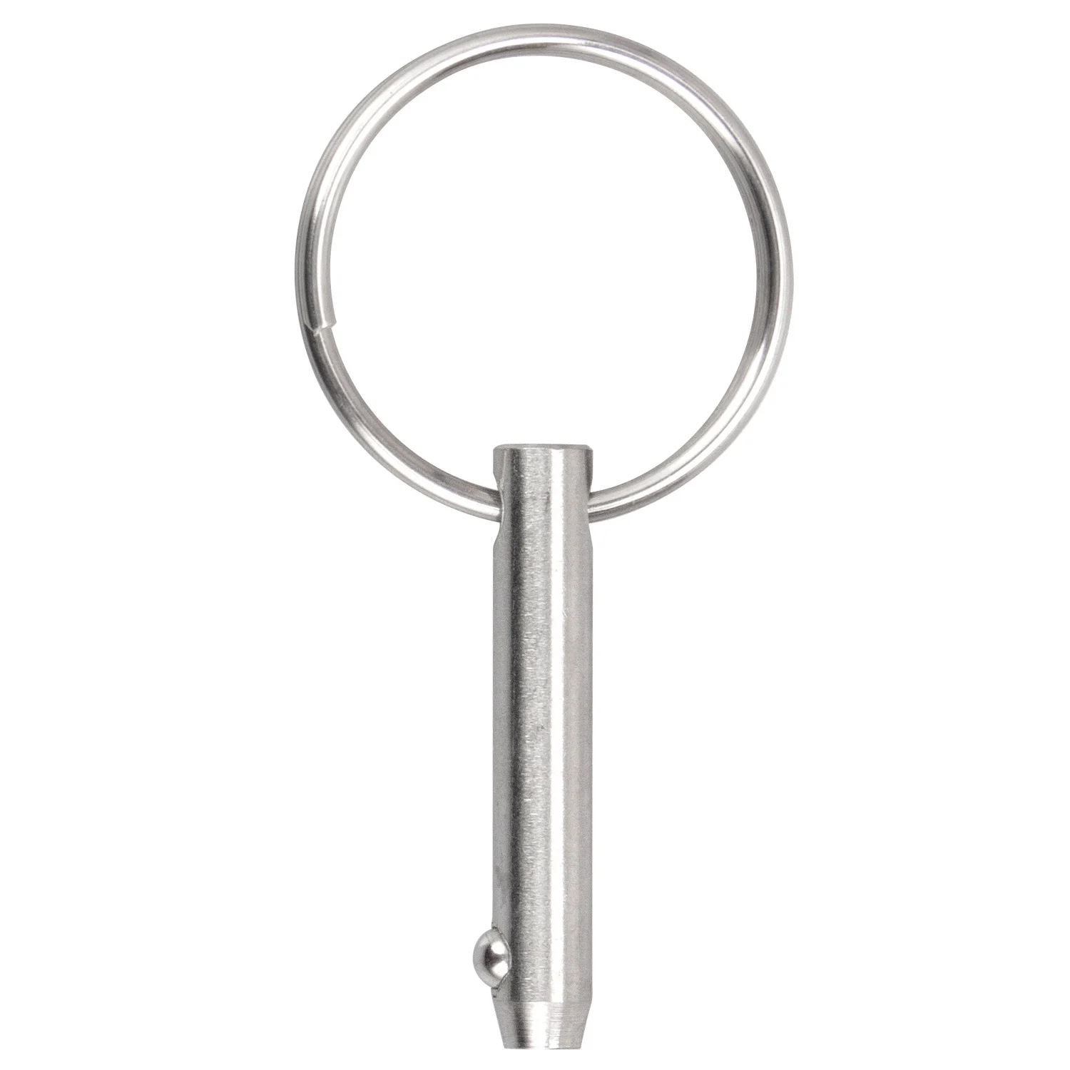 Quick Release Pins 316 Stainless Steel, Bimini Top Pins Diameter 0.25 Inch/6.3mm, Total Length 2 Inch/51mm(Optional 1 or 2) quick release pin bimini top pin total length 2 56 inch 65mm diameter 0 25 inch 6 3mm 316 stainless steel 1 or 2