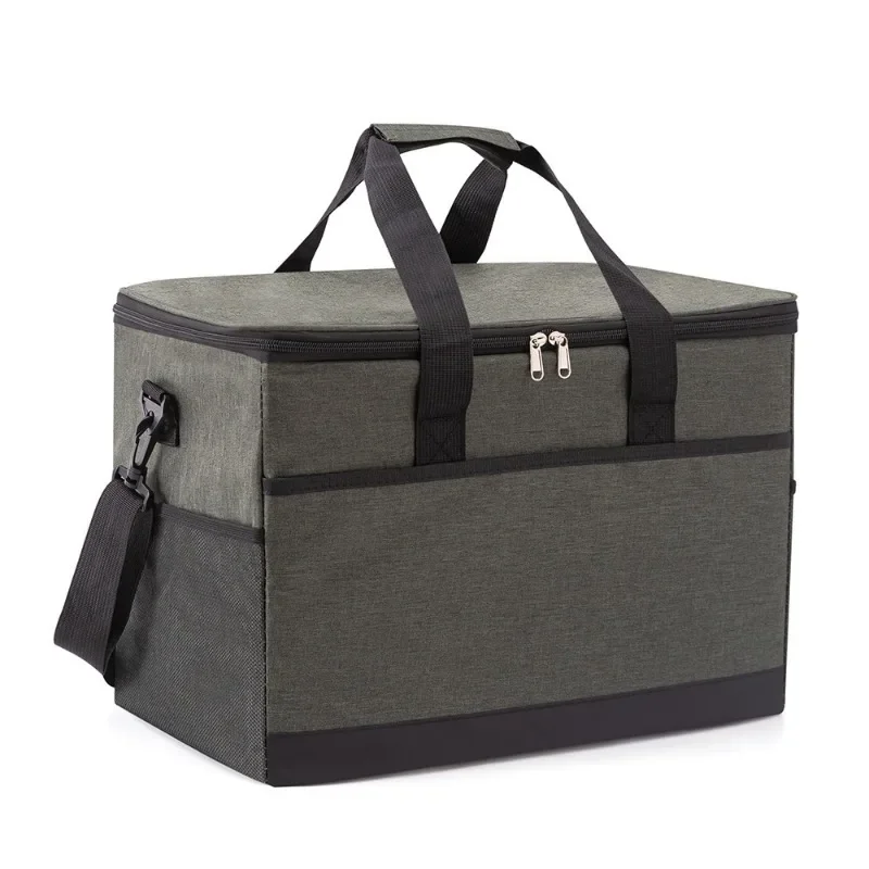 Portable thermal insulation refrigerated bag aluminum foil thickened thermal insulation special large-capacity lunch box bag