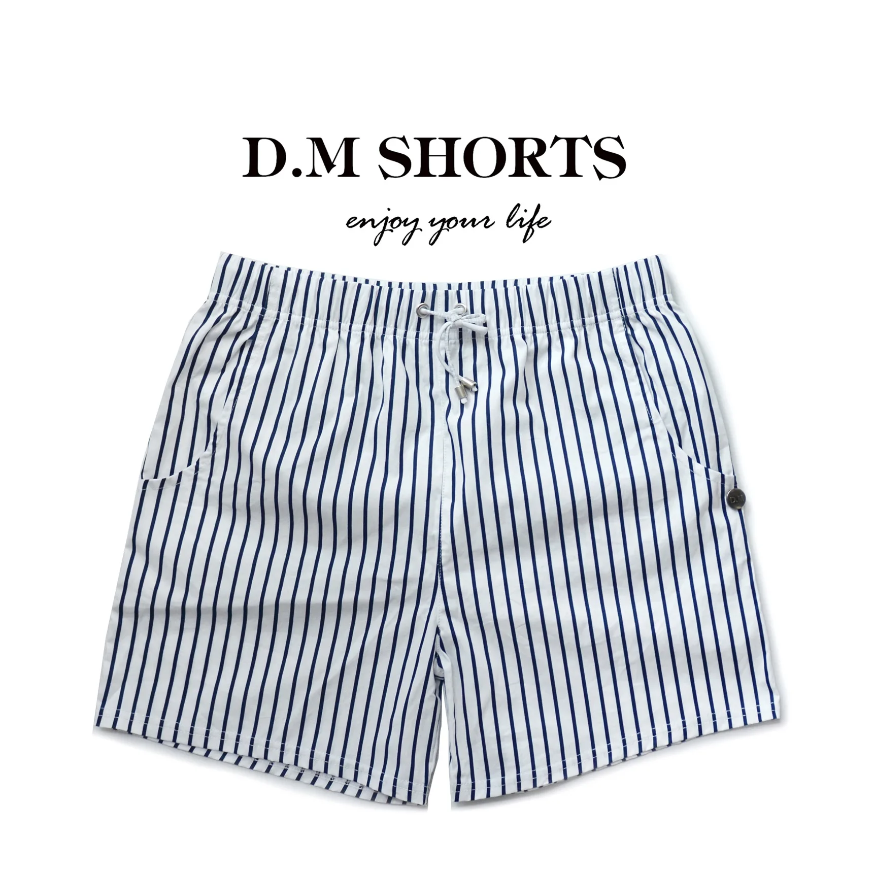 Underwear Boxer D. M men's home pants casual pajama pants, cotton close fitting, letter stripe four corners can be worn external