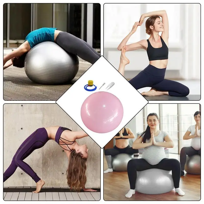 Yoga Ball Exercise Ball Balance Yoga Anti-Breakage Pregnant Women Exercise For Thicken Sensory Training Equipment