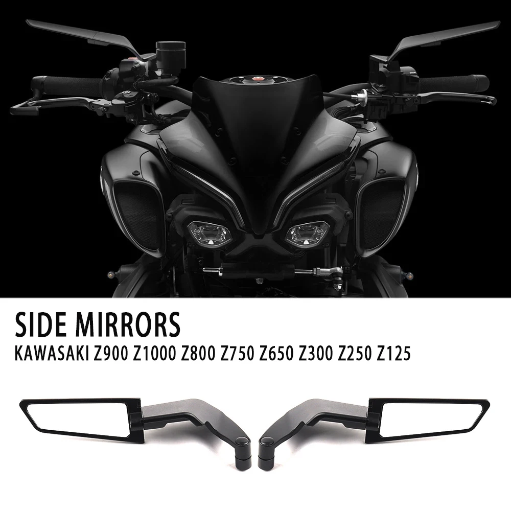Espejo Retrovisor Kawasaki En500/Vn800 Cromado Derecho