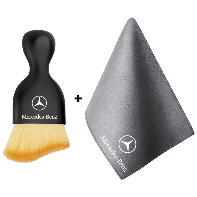 Car Cleaning Soft Brush Car Wash Towel Microfiber Cleaning Rag Cloth For Mercedes Benz W206 W220 W205 W211 W212 GLC GLS AMG W203 2