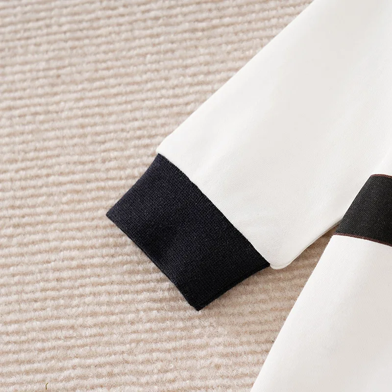 Barboteuse en coton à manches longues pour nouveau-né, vêtements College de dessins animés pour garçons d'astronome, combinaison pour bébé, tout-petit, printemps, automne, 0-18 mois – Image 6