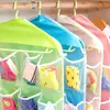 Portable 16 Grids Hanging Bag Multifunctional Pocket Hanging Storage Bag Foldable Big Wall-Mount Bags 4
