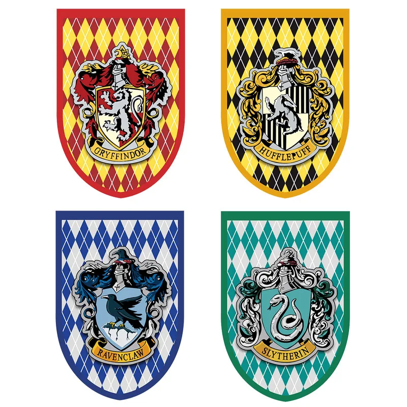 75 X50Cm Hogwarts Magic Academy Flag Harries Potters Periferiche Di Film Gryffindor Hufflepuff Ciondolo Decorativo Bandiere Appese