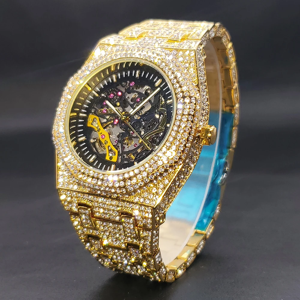 

Mechaincal Watches For Men Luxury Ice Men's Watch